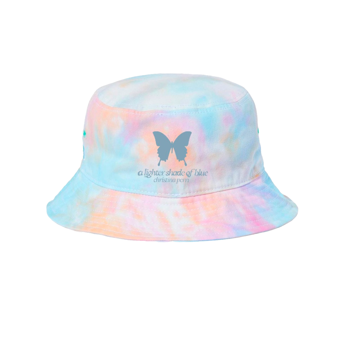 A Lighter Shade of Blue Tie Dye Bucket Hat