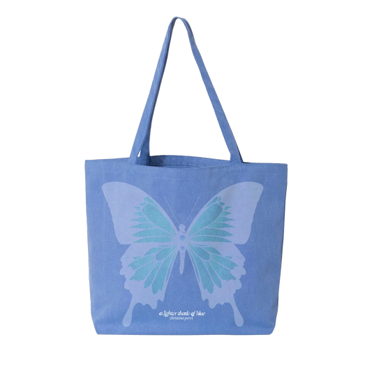 A Lighter Shade of Blue Crop Tee + Tote + Dad Cap Bundle