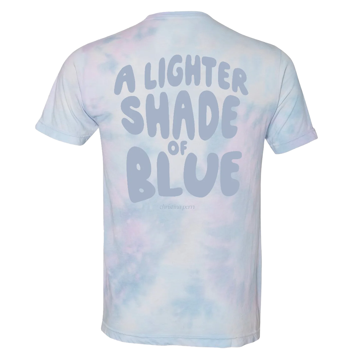 A Lighter Shade of Blue Unisex Tie Dye Tee