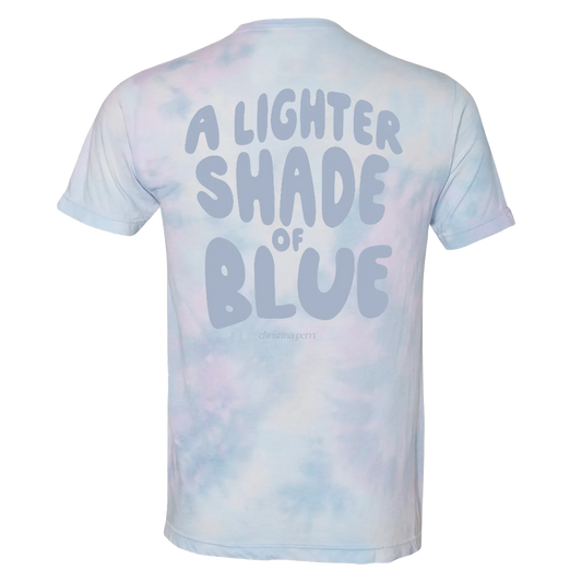 A Lighter Shade of Blue Unisex Tie Dye Tee