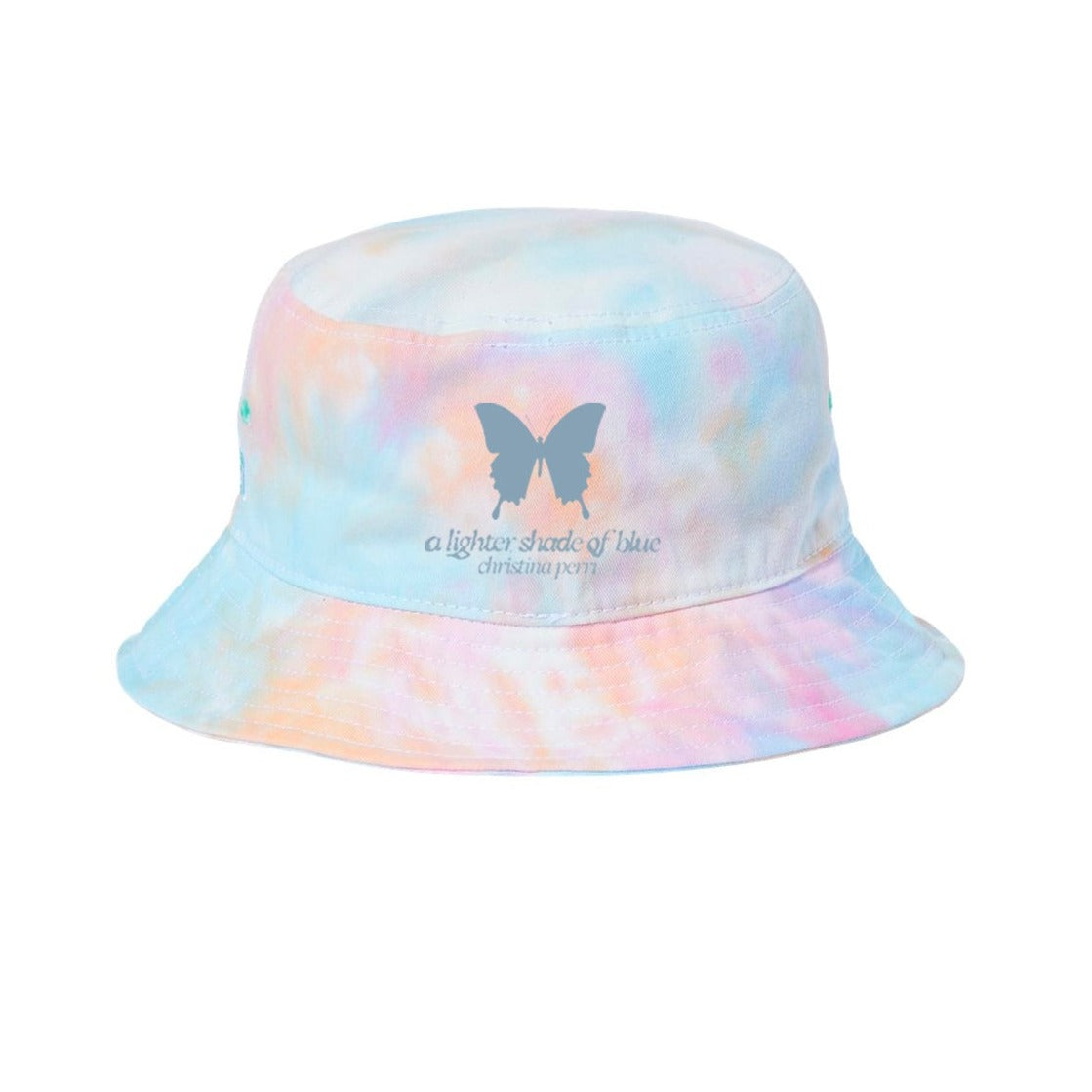 A Lighter Shade of Blue Tie Dye Bucket Hat
