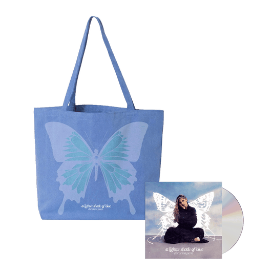 A Lighter Shade of Blue CD + Butterfly Tote Bundle